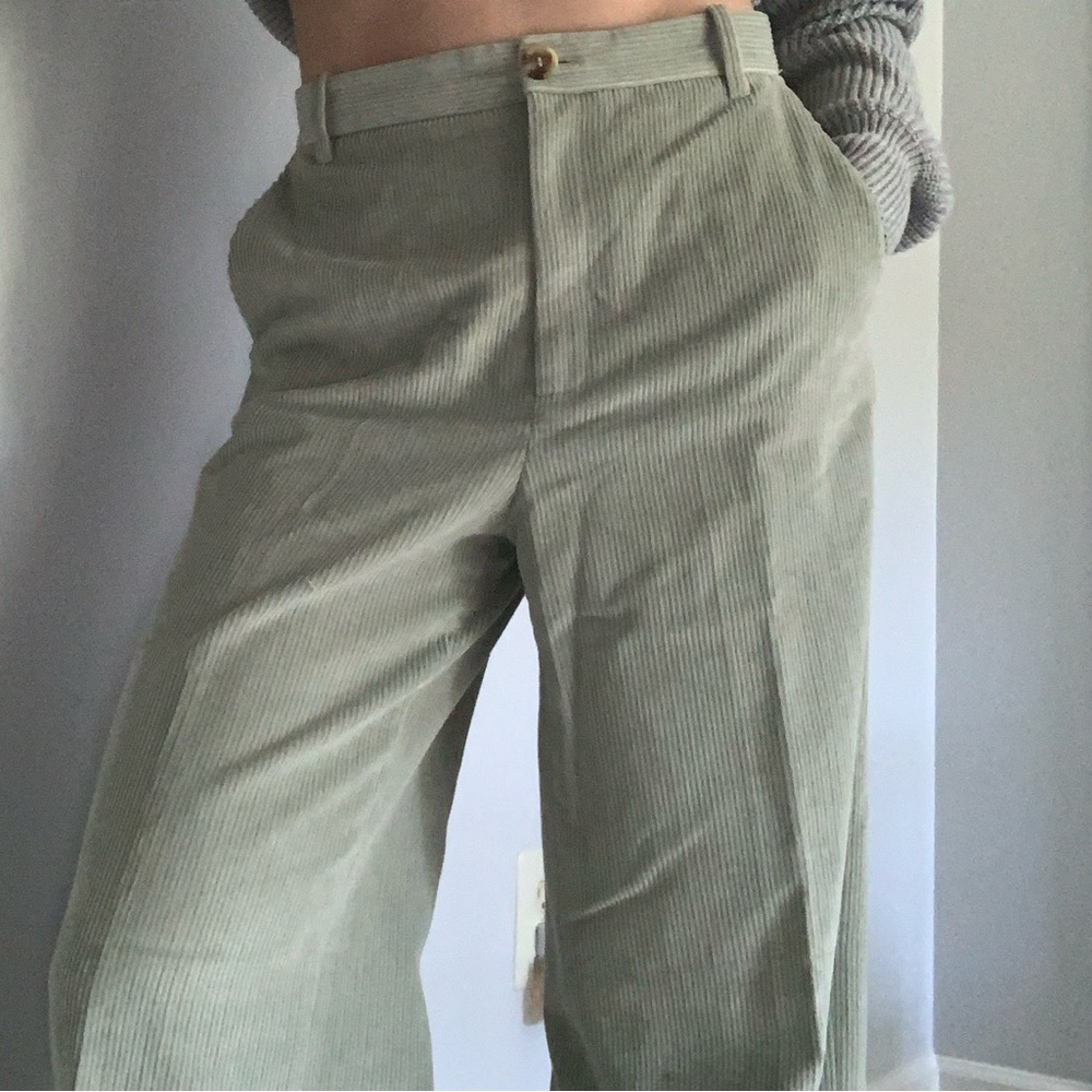 Ted baker green corduroy trouser